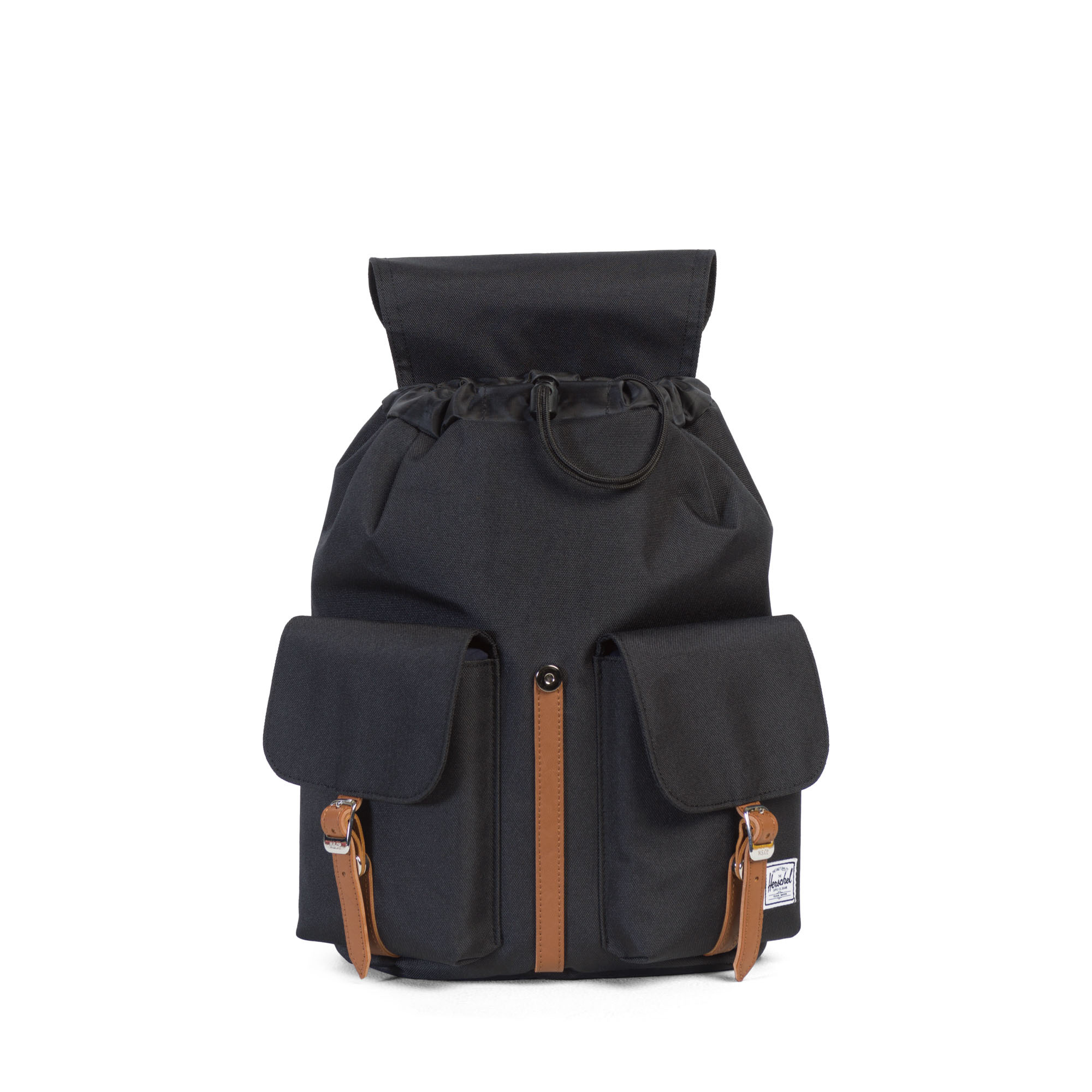 Backpacks Herschel Supply Dawson Small Black/Tan Synthetic Leather