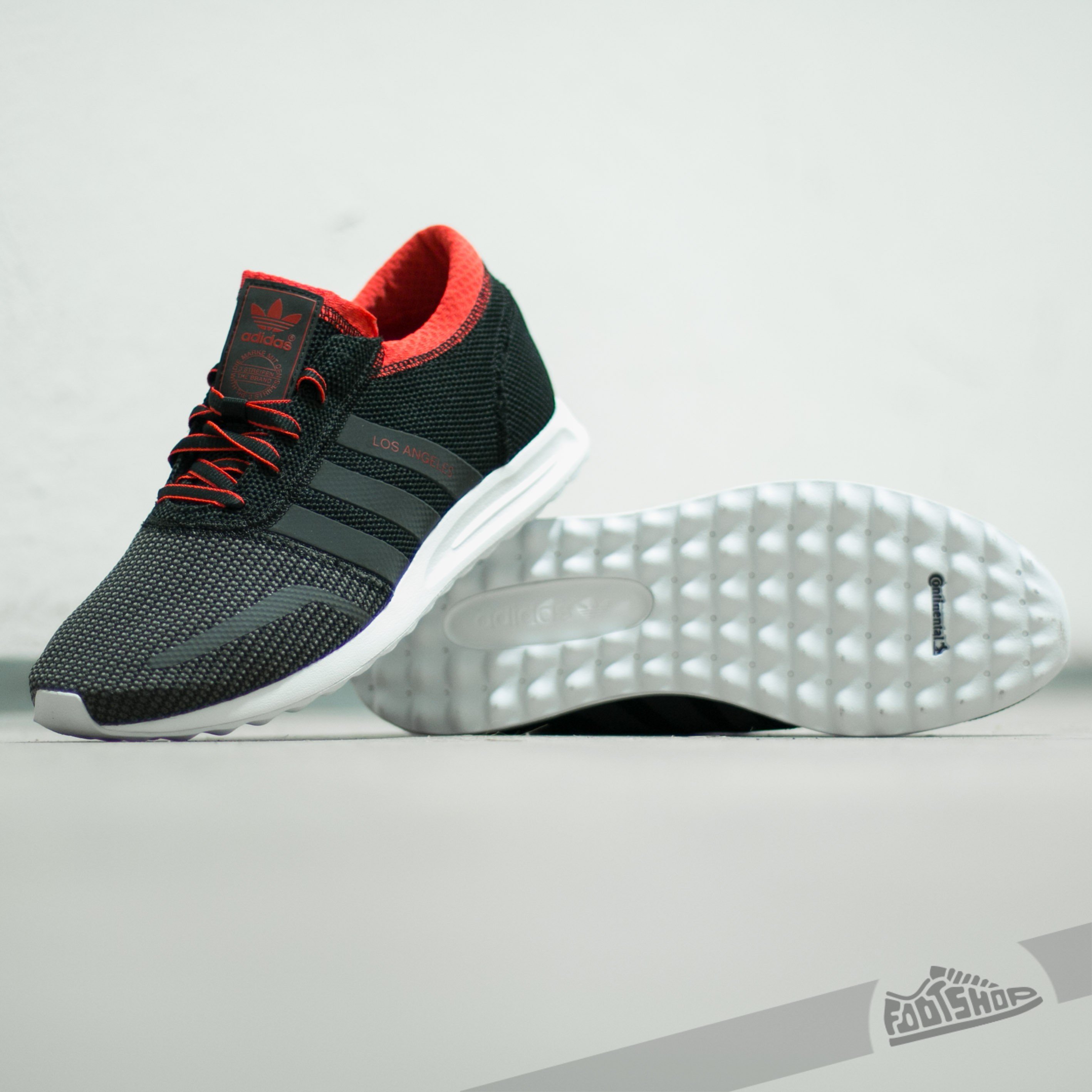 Herren Sneaker und Schuhe adidas Los Angeles Core Black/ Dgsogr/ Red