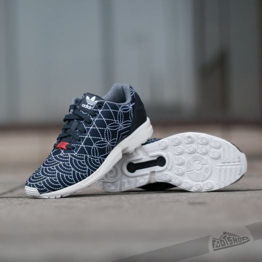 Mens adidas zx flux navy white trainers shoes best sale