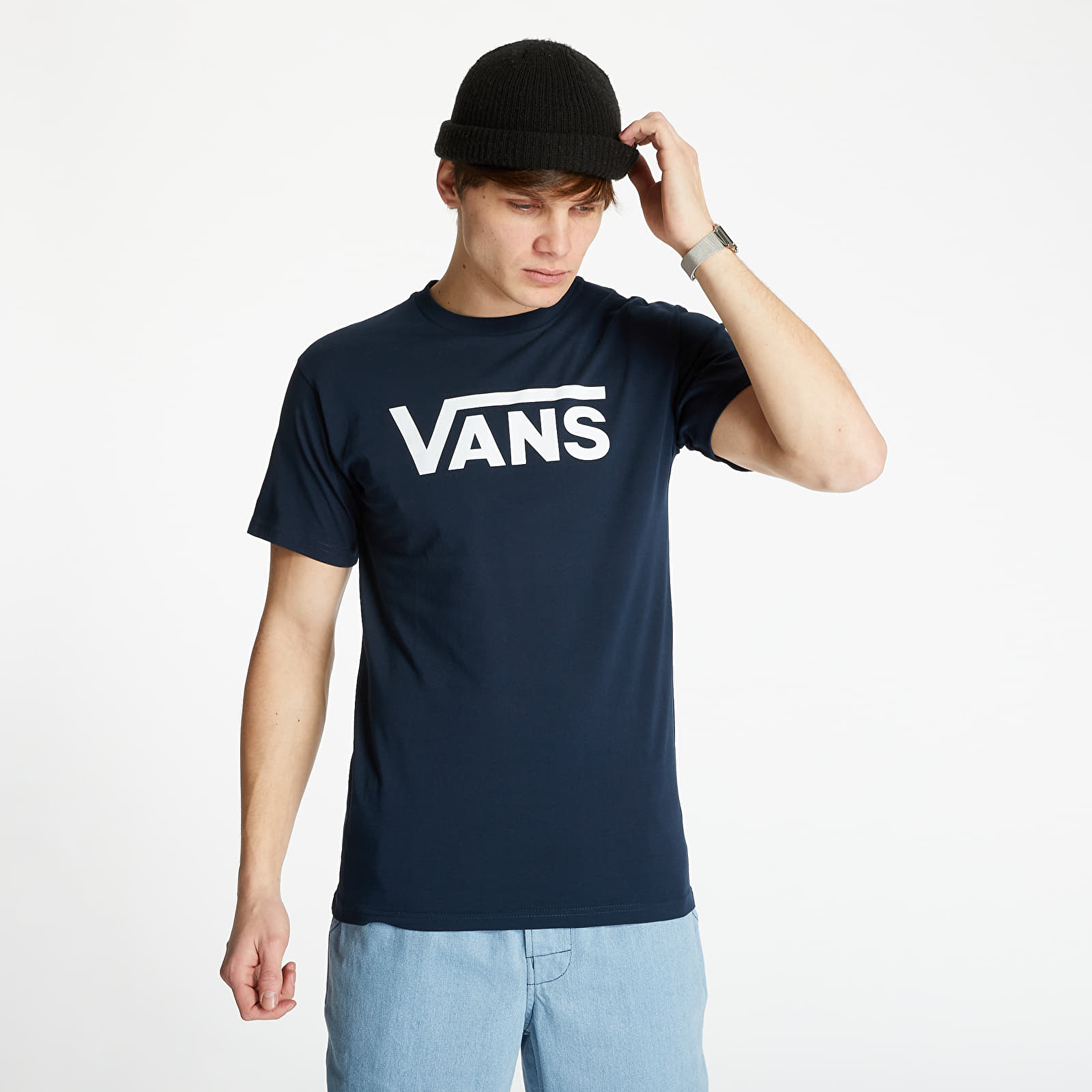 T-shirts Vans Classic Tee Navy/ White