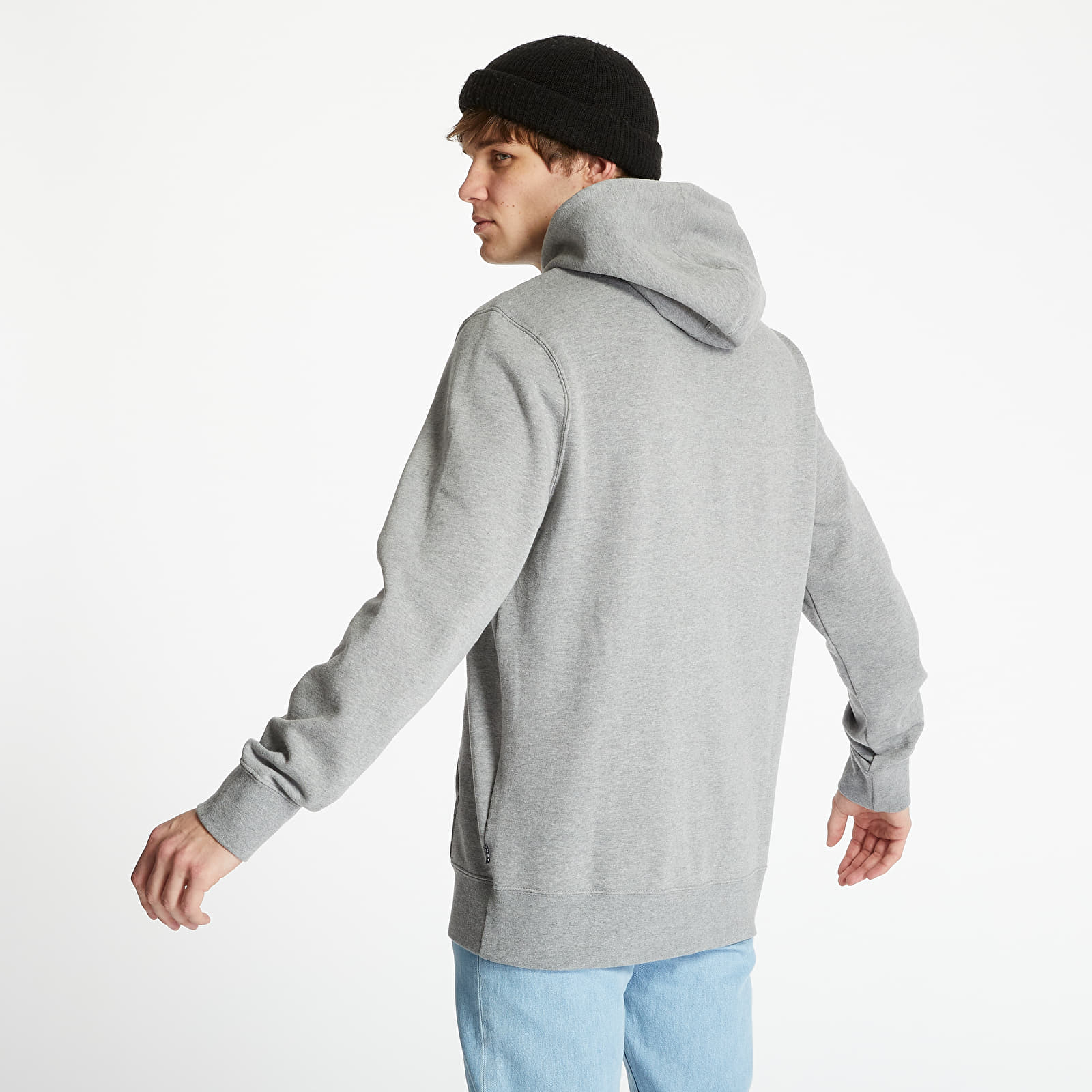 Hanorace HUF Essentials OG Logo Hoodie Grey Heather