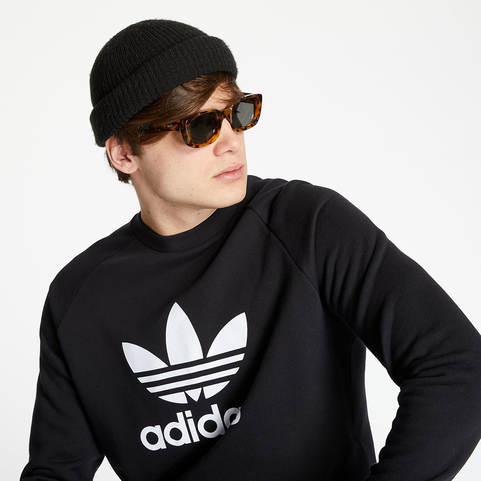 Felpe adidas Trefoil Crewneck Black