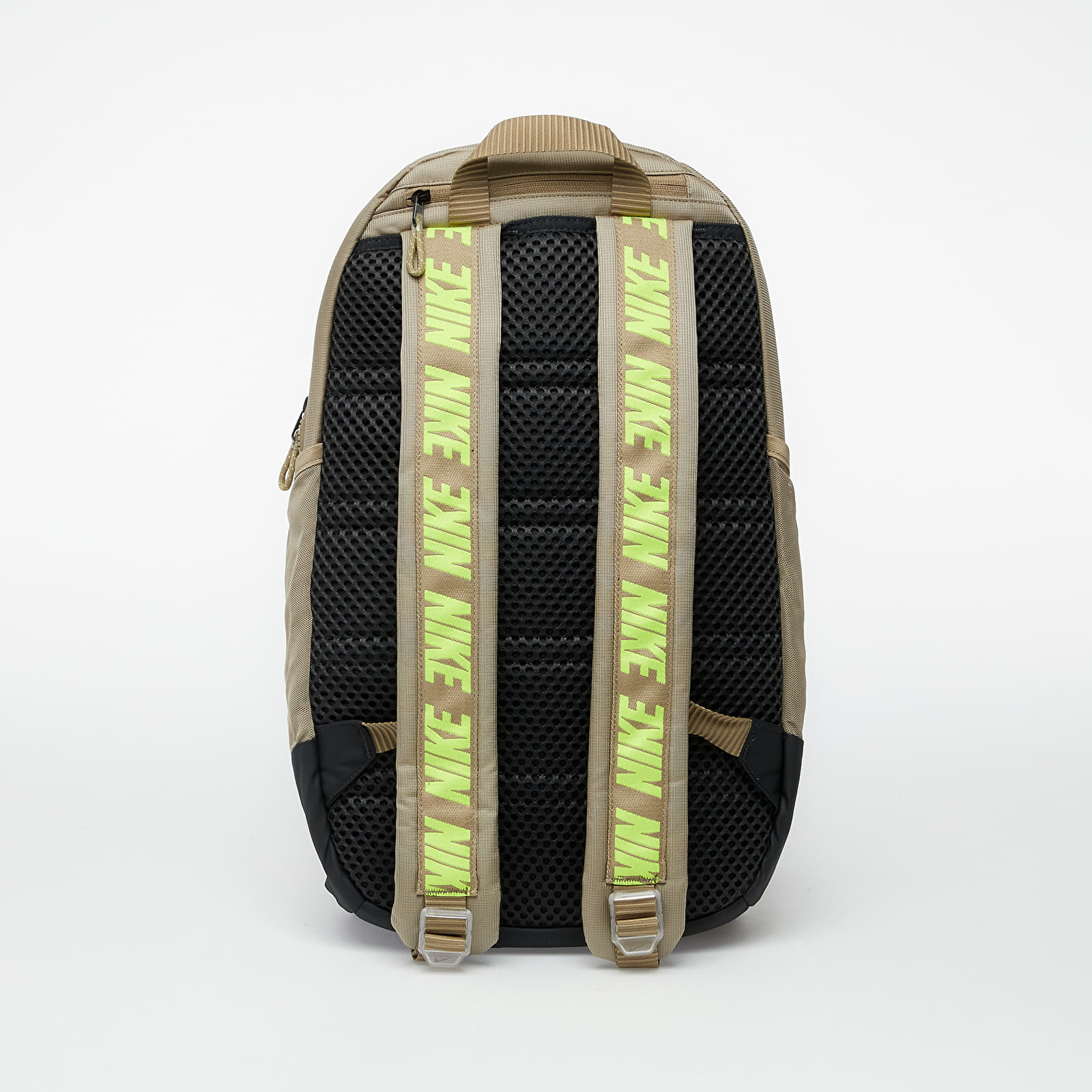 Rygsække Nike Sportswear Essentials Backpack Khaki/ Dark Smoke Grey/ Lemon Venom