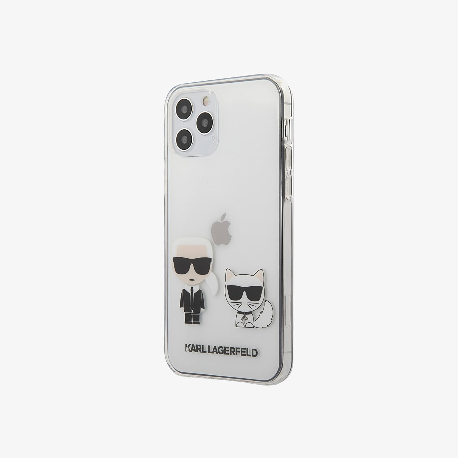 Dodatki Karl Lagerfeld PC/TPU Karl &Choupette Cover iPhone 12 Pro 6.1" Clear White