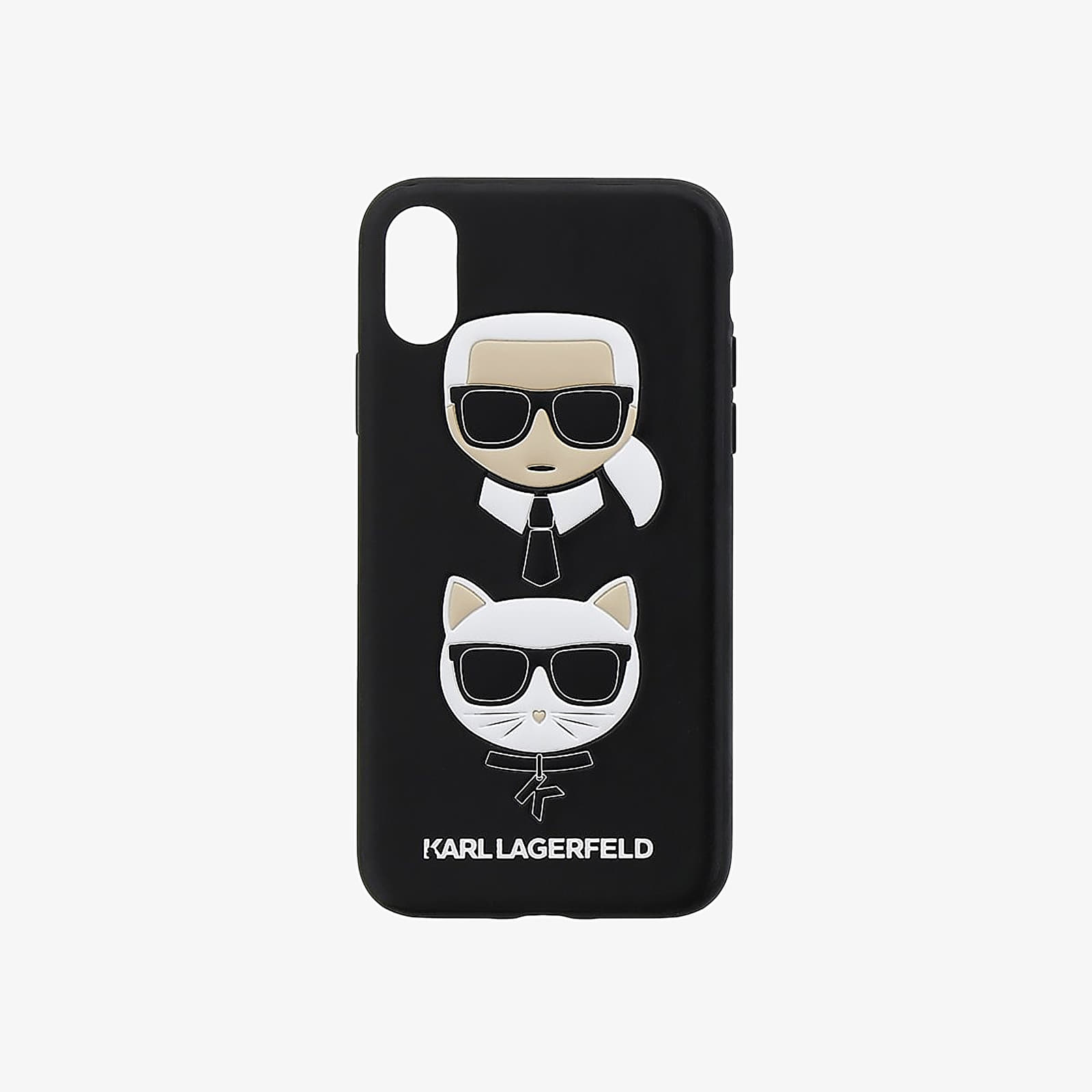 Accessories Karl Lagerfeld Karl and Choupette Cover iPhone X/XS Black