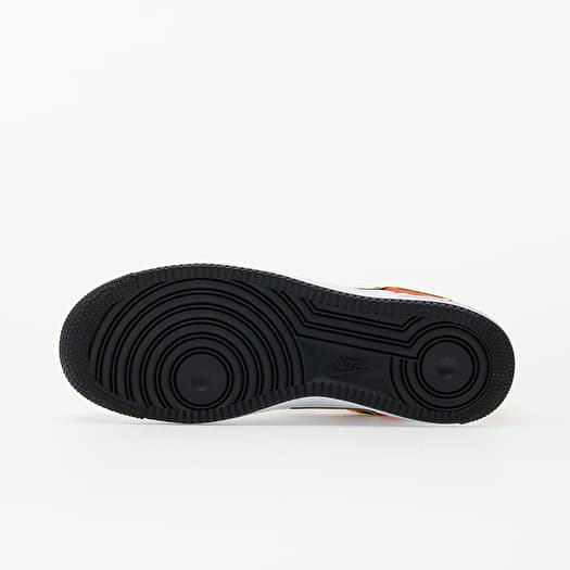Men s shoes Nike Air Force 1 07 LV8 White Black Orange Flash