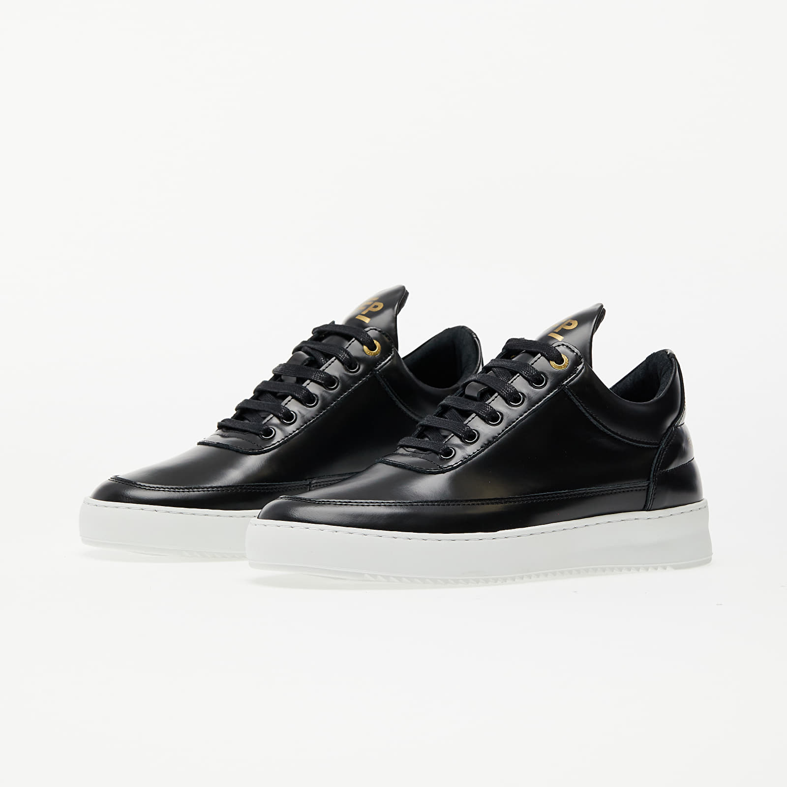Herren Sneaker und Schuhe Filling Pieces Low Top Ripple Polido Black