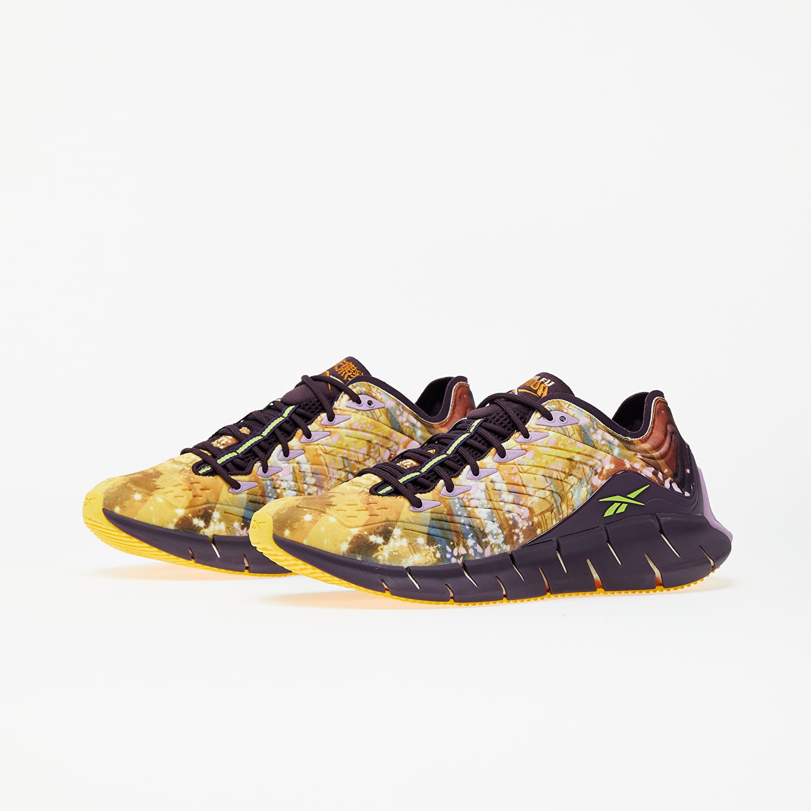 Herren Sneaker und Schuhe Reebok x Kung Fu Panda Zig Kinetica Marigold/ Lavish Purple/ Puzzled Purple