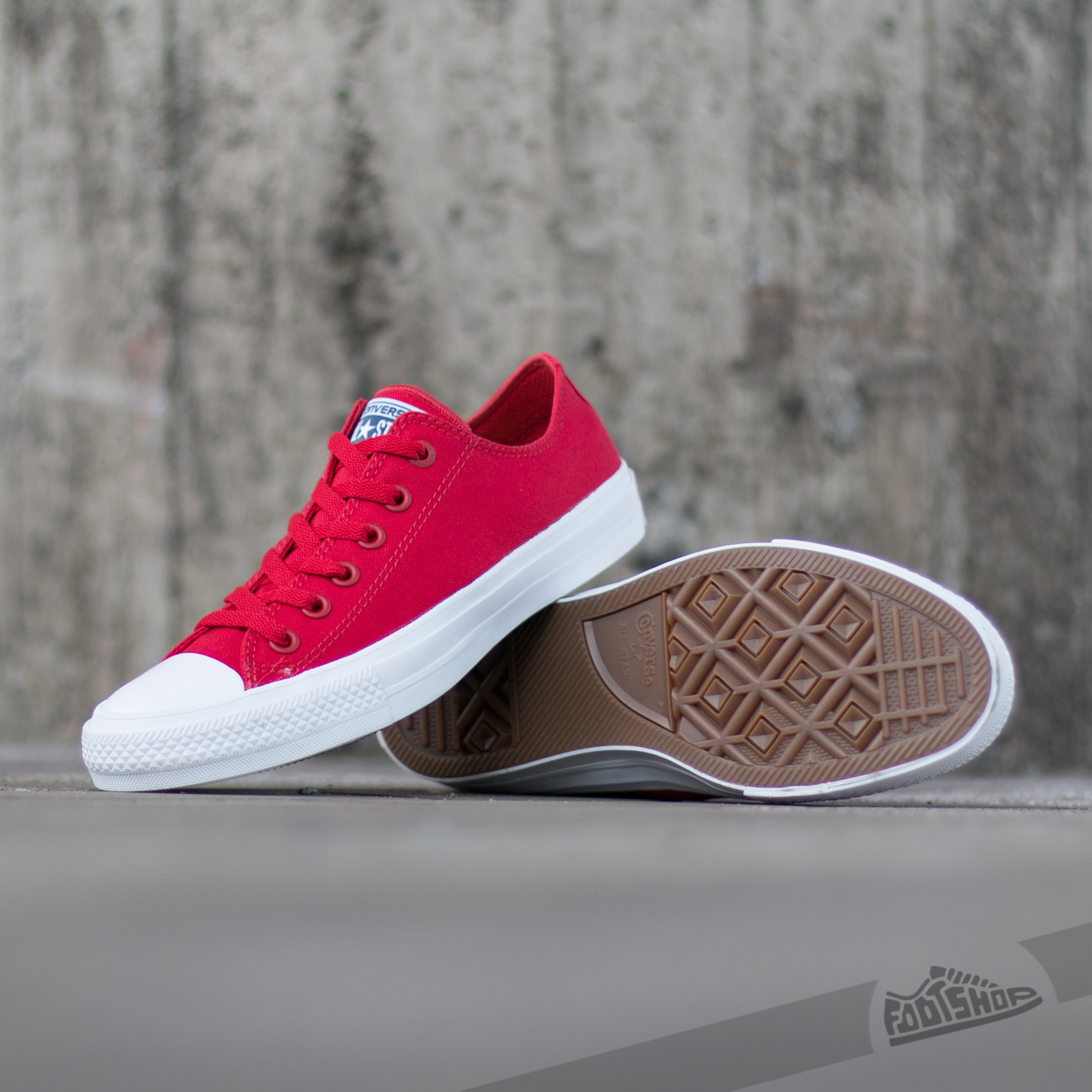 Men s shoes Converse CT II Ox Salsa Salsa Red White Footshop
