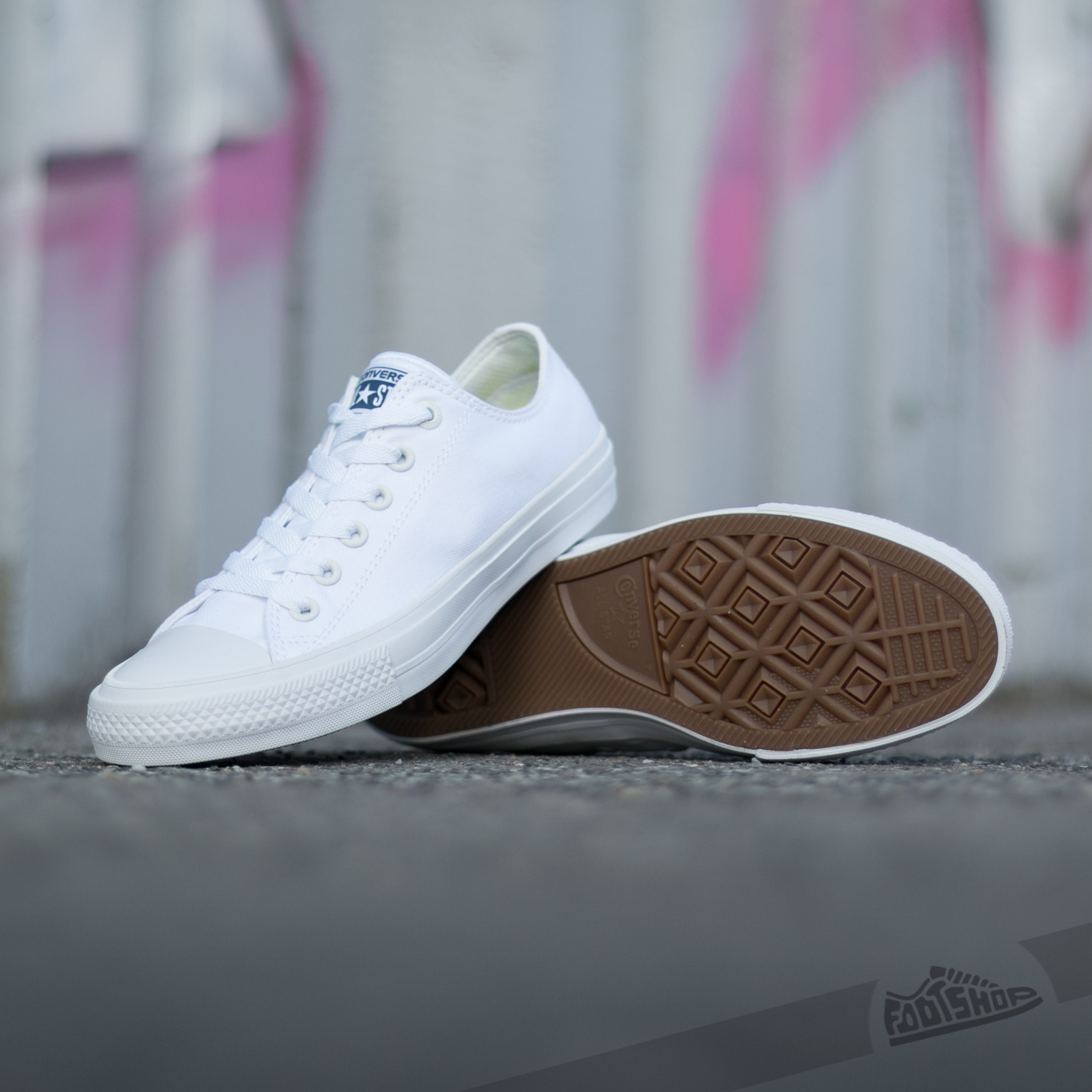 Мъжки кецове и обувки Converse CT II Ox White/ White/ Navy