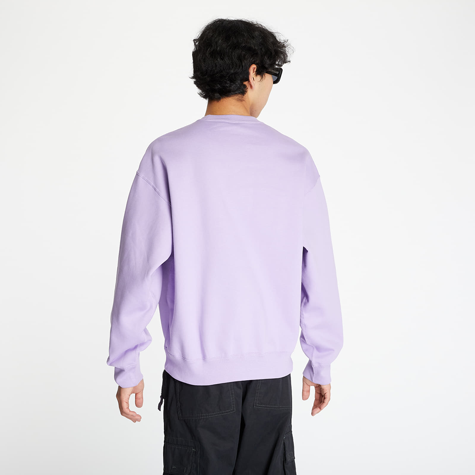 Mikiny Nike Nrg SoloSwoosh Crew Fleece Urban Lilac/ White