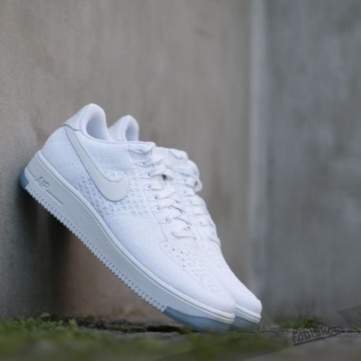 Chaussures et baskets homme Nike Air Force 1 Ultra Flyknit Low White White Ice Footshop