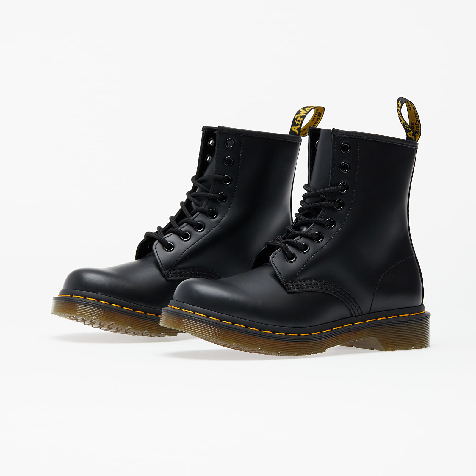 Încălțăminte și sneakerși pentru femei Dr. Martens 1460 W Black Smooth