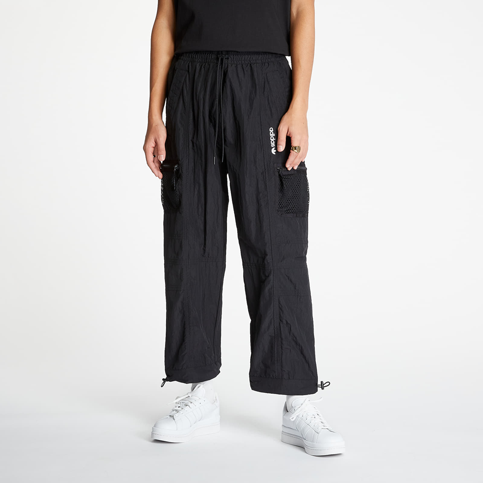 Nohavice adidas Adventure Woven Cargo Pants Black