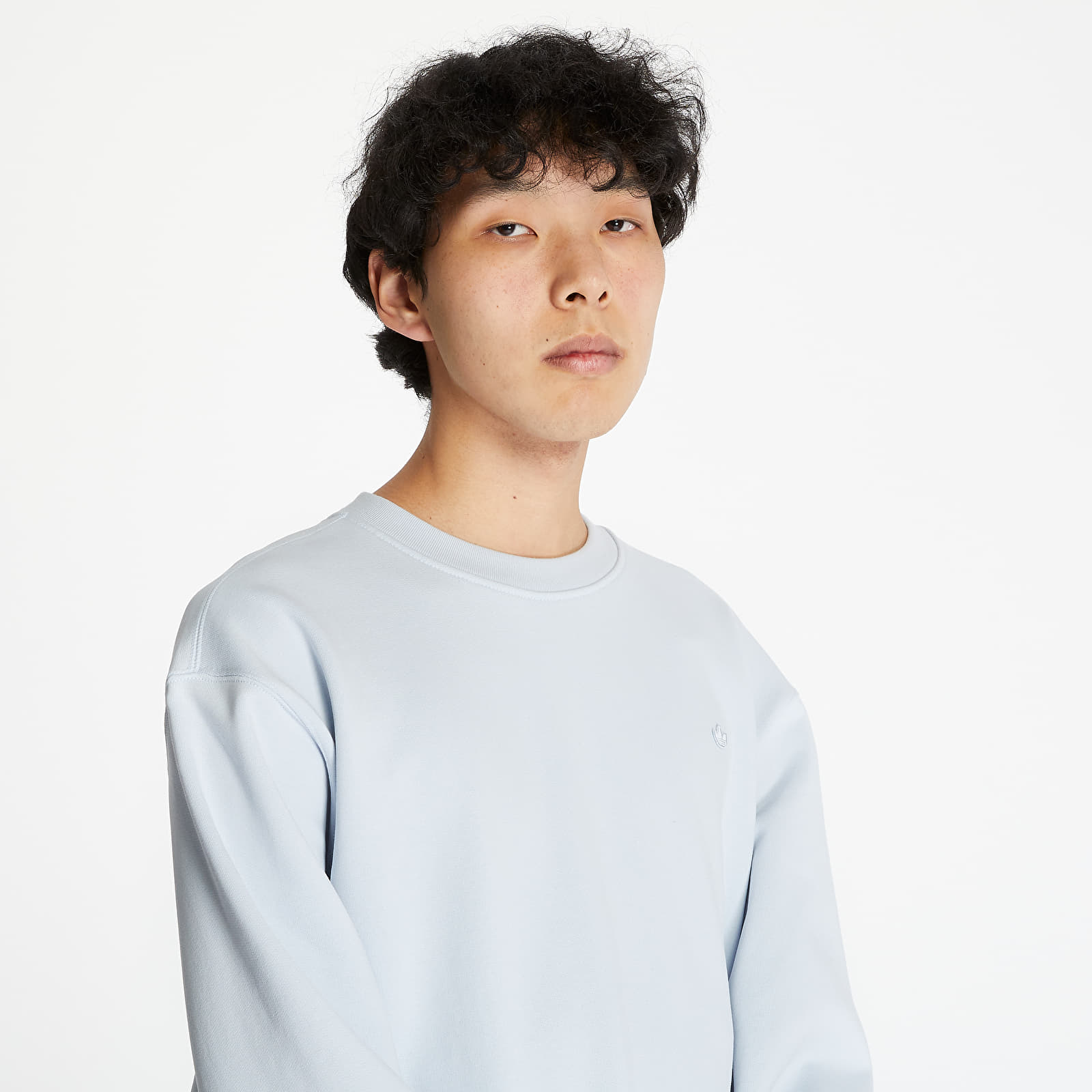 Felpe adidas Premium Crewneck Halo Blue