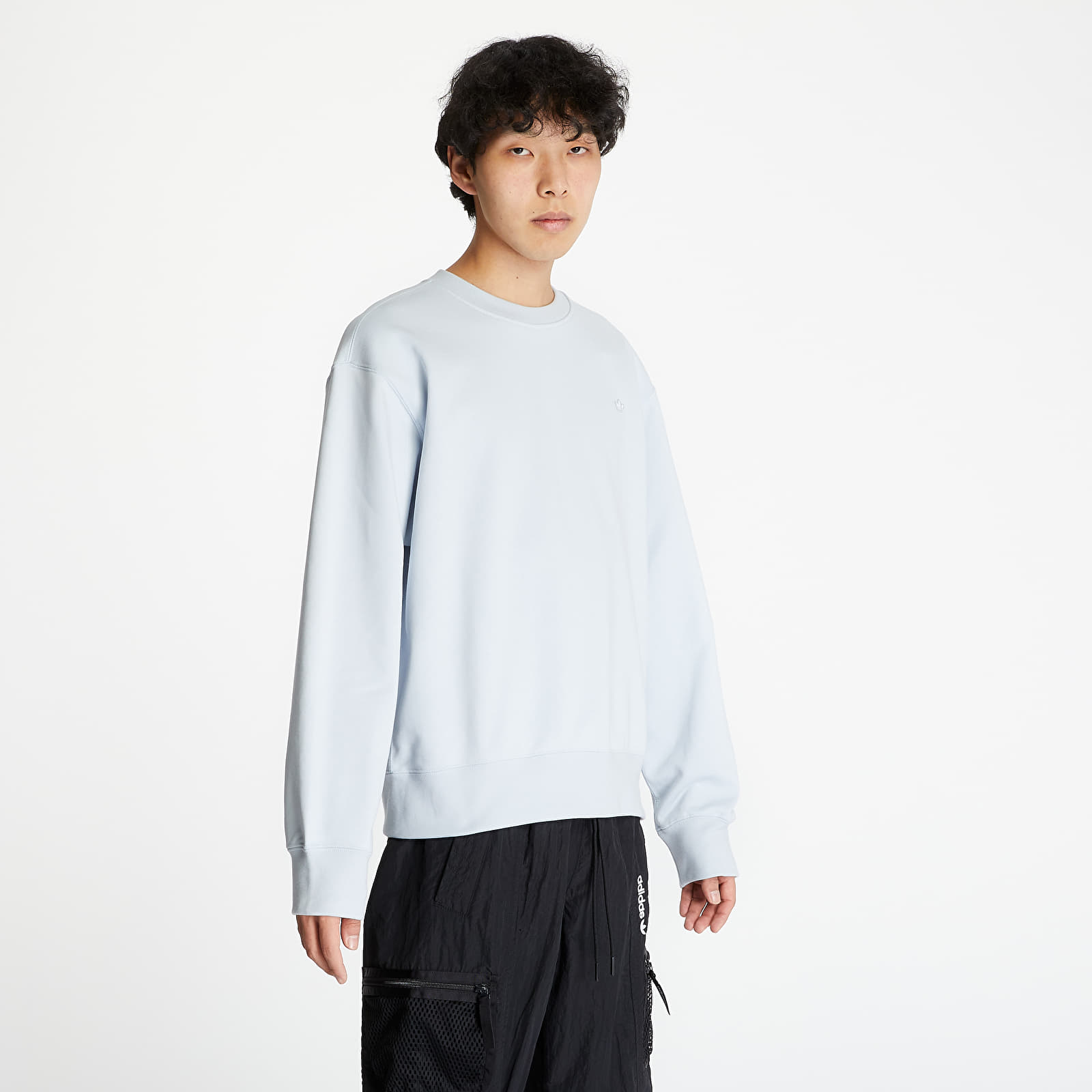 Felpe adidas Premium Crewneck Halo Blue