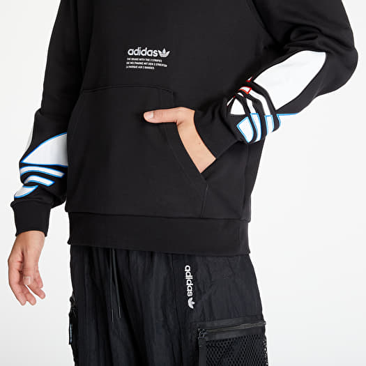 Adidas hotsell tricolor hoodie