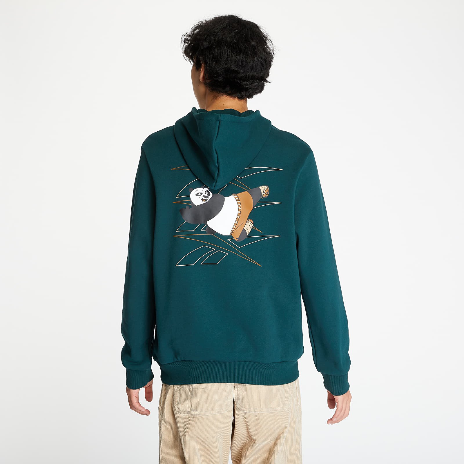 Sweatjacken und Sweatshirts Reebok x DreamWorks Kung Fu Panda Hoodie Forest Green