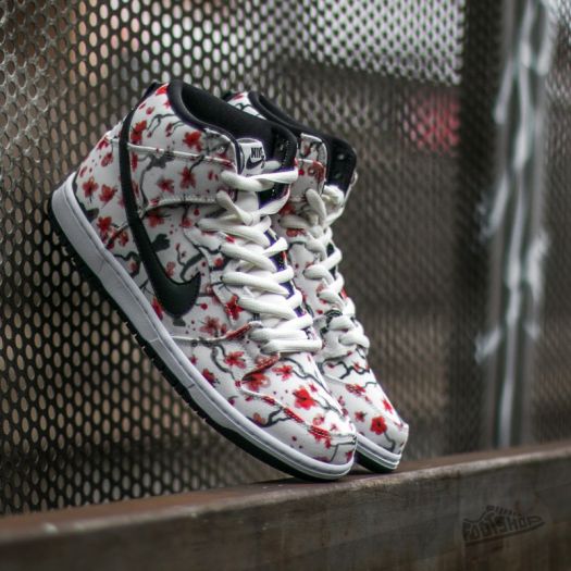 Men s shoes Nike Dunk High PRO SB Sail Black Lt Crimson White Footshop