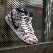 Nike Dunk High PRO SB Sail/ Black Lt Crimson White