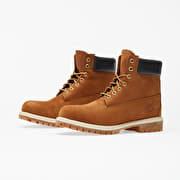 Orange timberland store boots