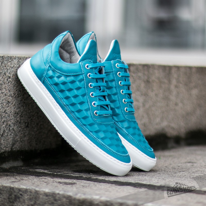 Buty damskie Filling Pieces Low Top 3D Cubic Turquoise