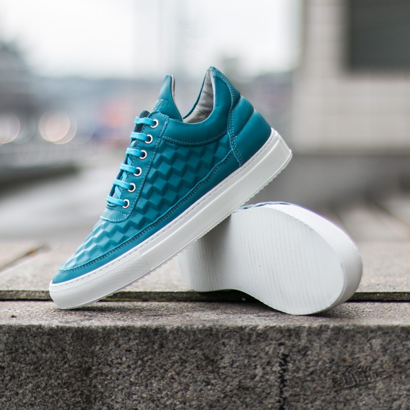 Dámské tenisky a boty Filling Pieces Low Top 3D Cubic Turquoise