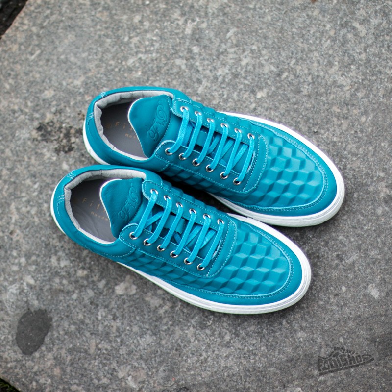 Dámské tenisky a boty Filling Pieces Low Top 3D Cubic Turquoise