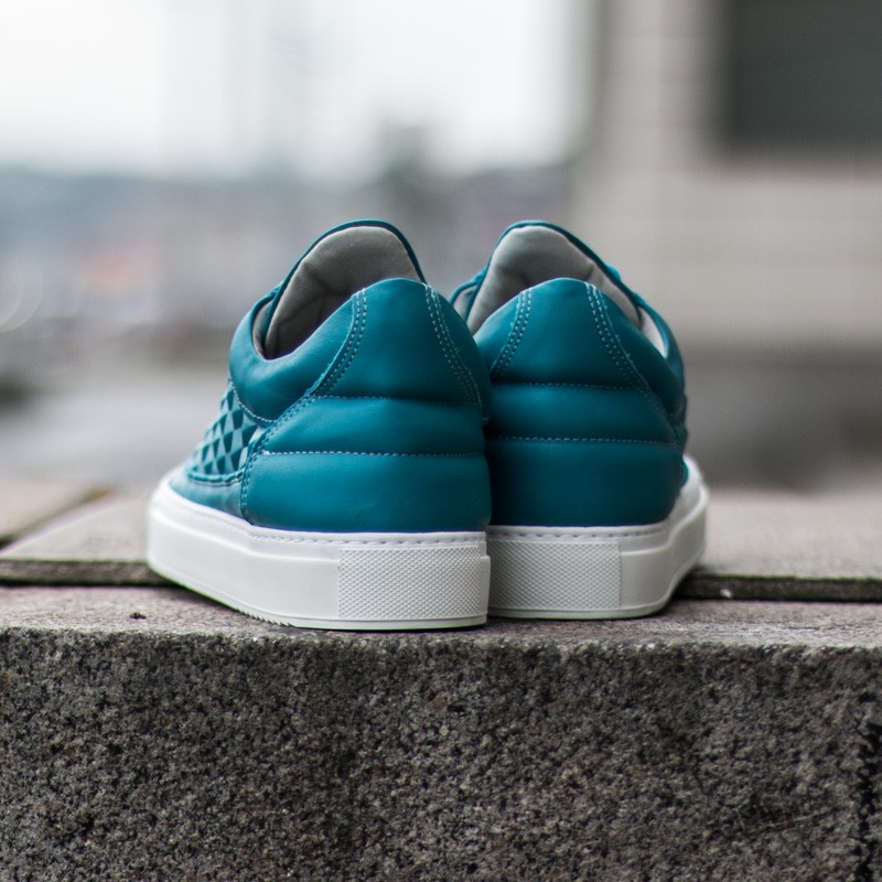 Dámské tenisky a boty Filling Pieces Low Top 3D Cubic Turquoise