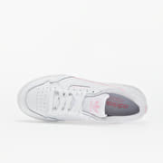 Adidas originals white and clearance pink continental 80 sneakers