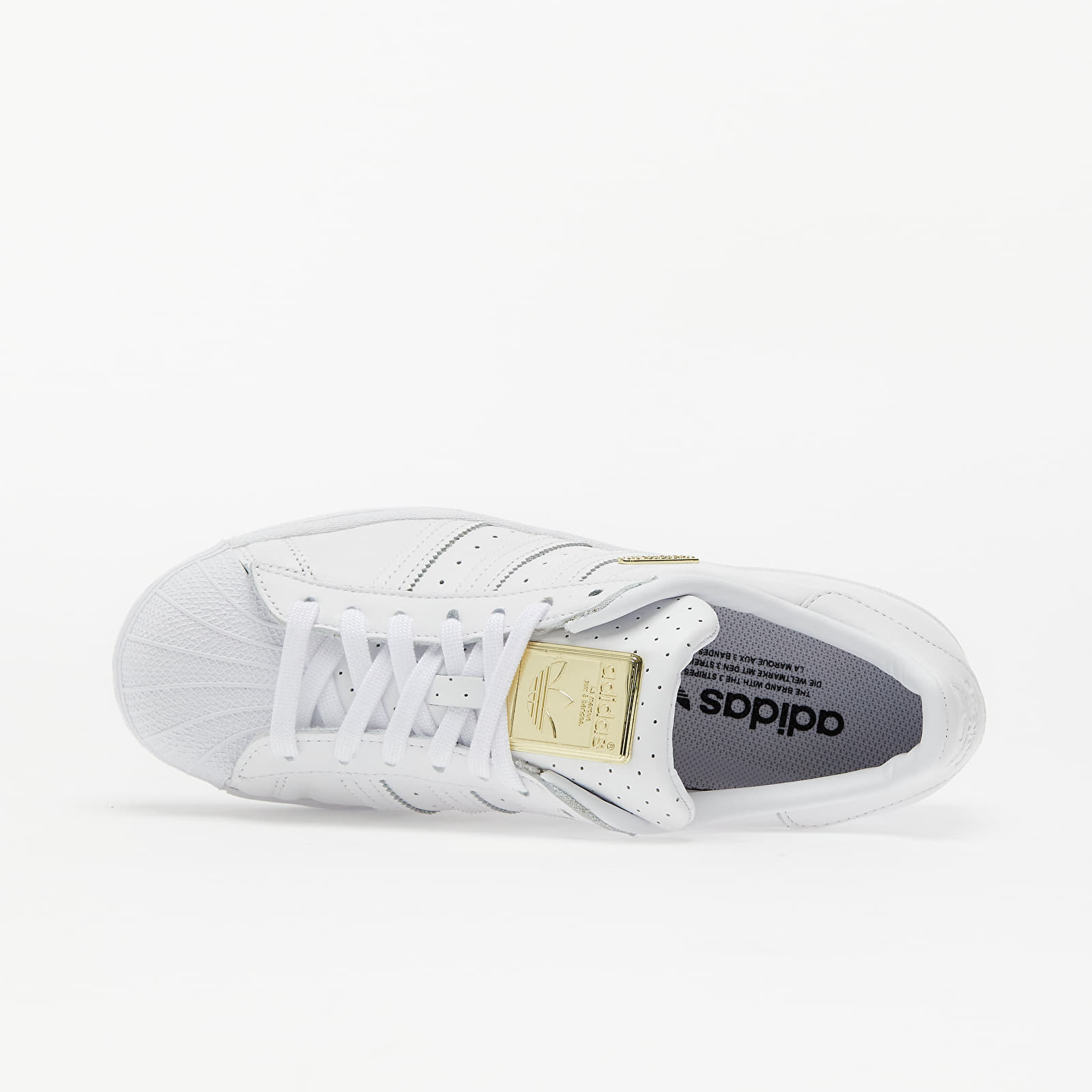 Adidas superstar gold plated sale
