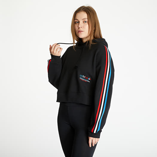 Hoodies and sweatshirts adidas Short Hoodie Black Footshop