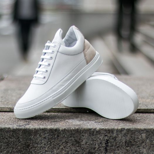 Filling Pieces Low Top Two Tones White