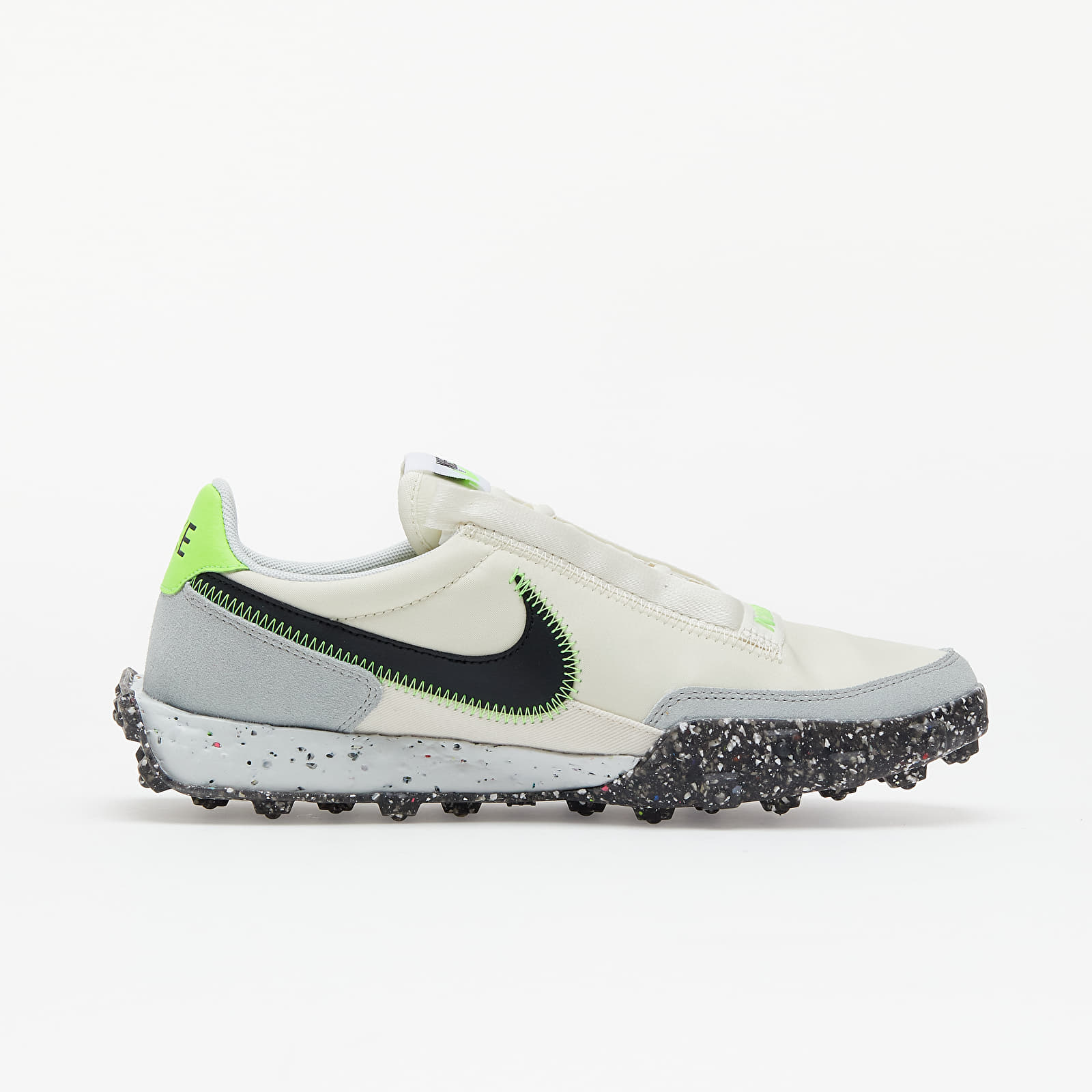 Zapatillas mujer Nike W Waffle Racer Crater Pale Ivory/ Black-Electric Green