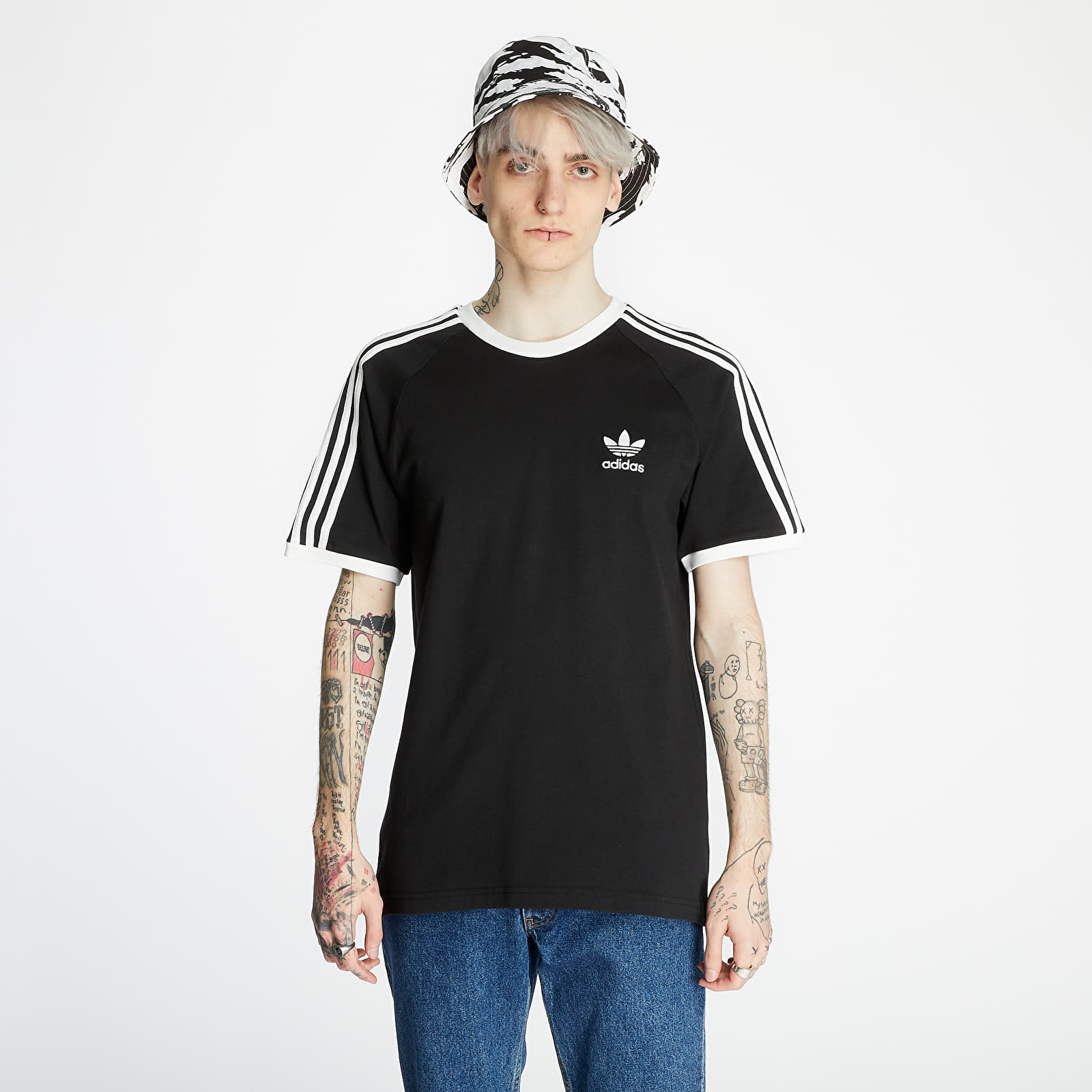 Tricou adidas 3-Stripes T-Shirt Black - 1 | YEO