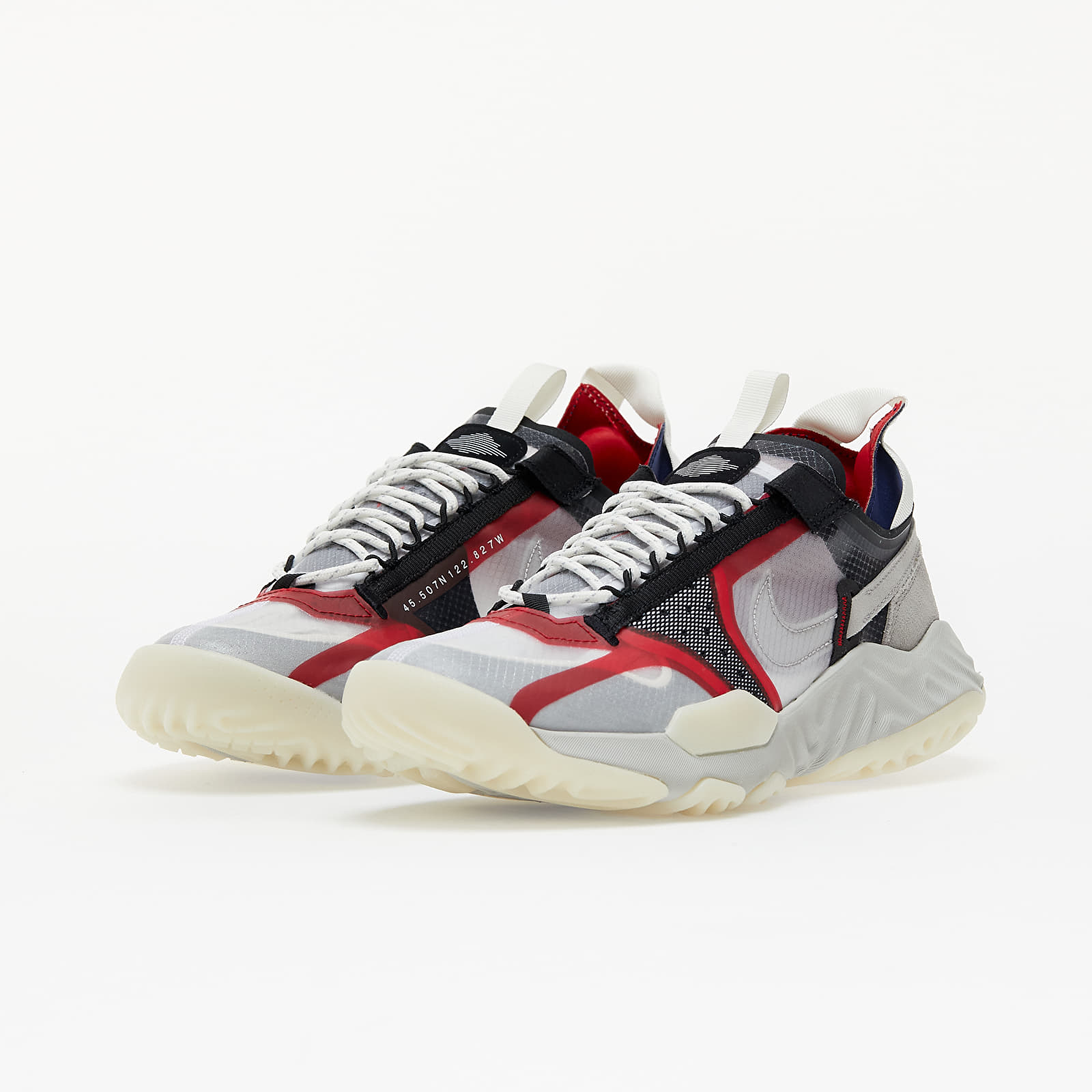 Men's shoes Jordan Delta Breathe Clear/ Medium Grey-Light Bone-Varsity Red