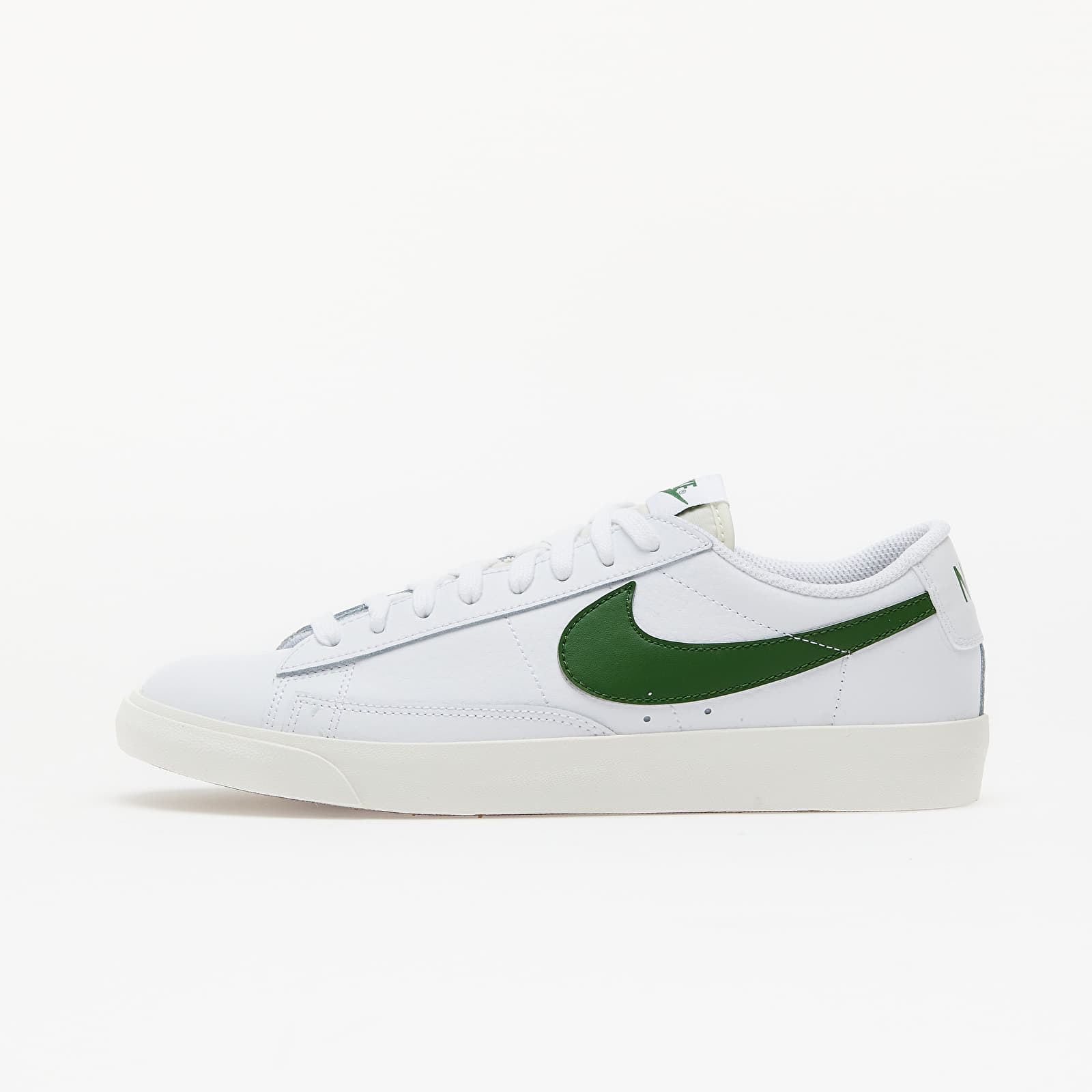 Miesten kengät Nike Blazer Low Leather White/ Forest Green-Sail