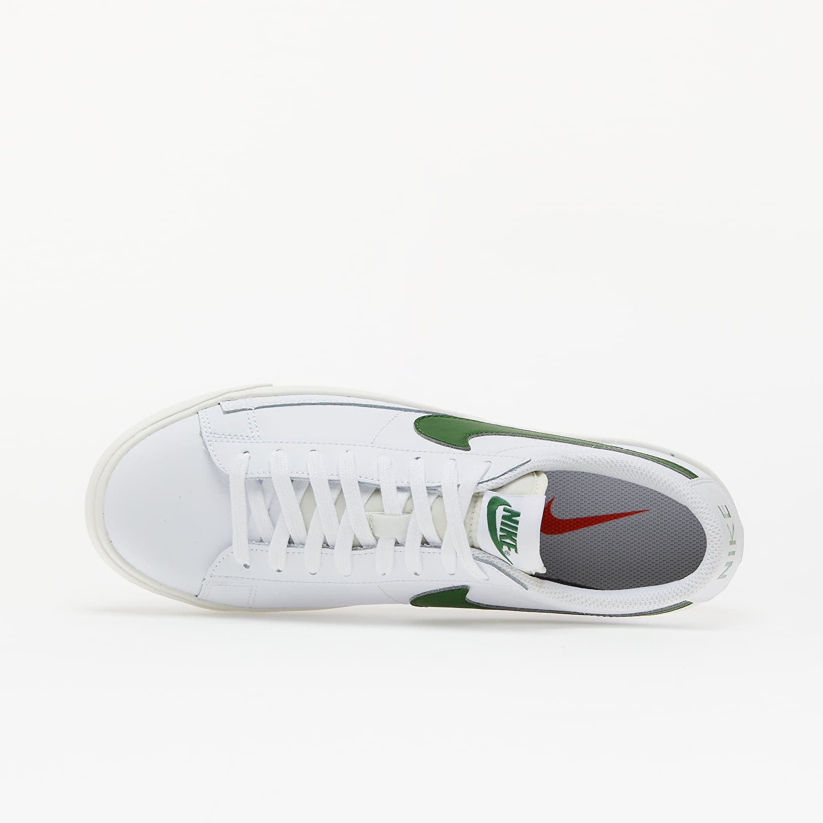 Miesten kengät Nike Blazer Low Leather White/ Forest Green-Sail