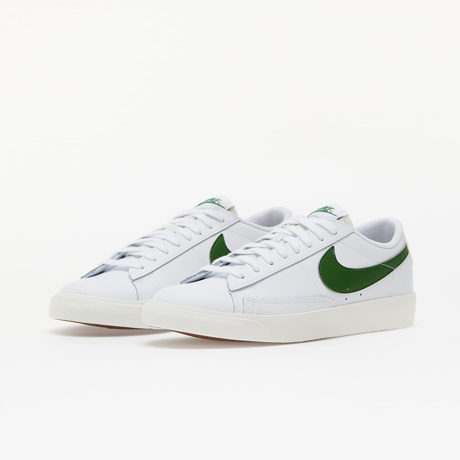 Men's shoes Nike Blazer Low Leather White/ Forest Green-Sail