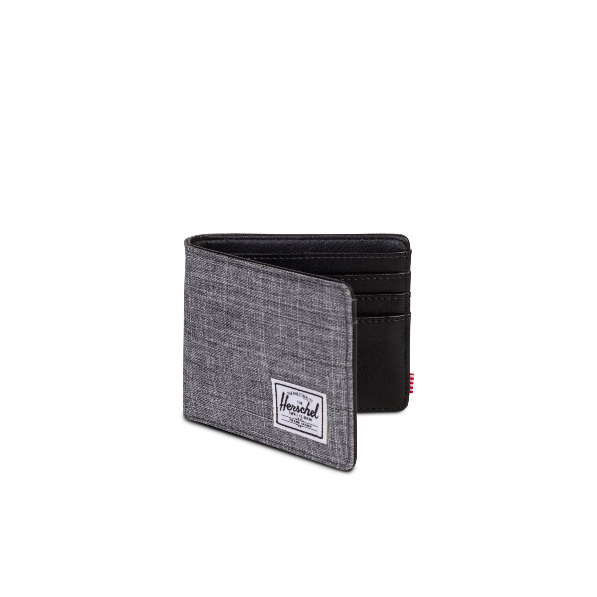Carteras Herschel Supply Co. Hank + Wallet Raven Crosshatch