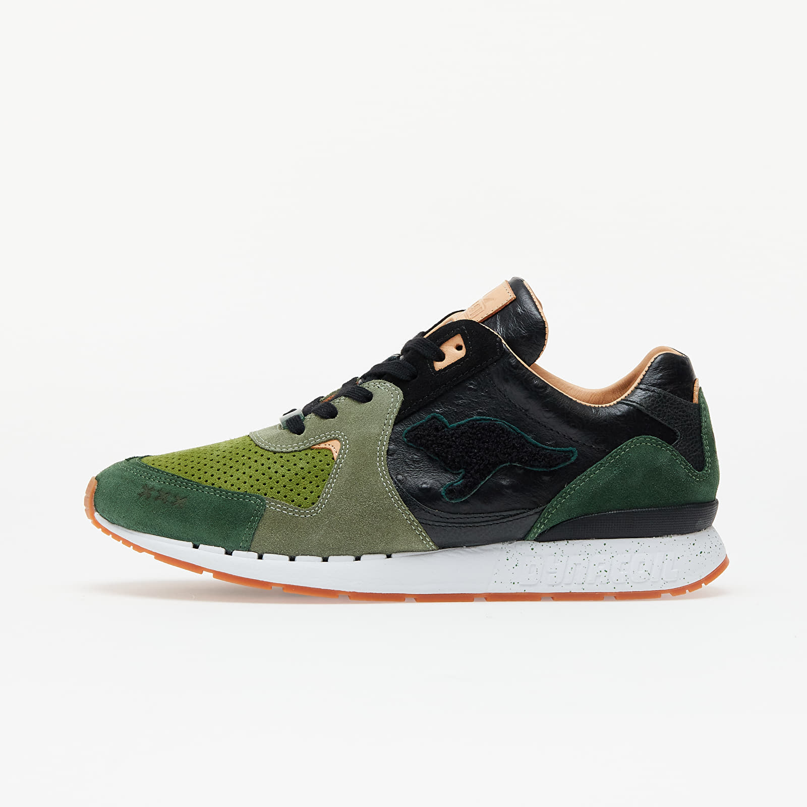 Men's shoes KangaROOS x SneakerBASS Coil-R2 "Sin City2" Jet Black/ Green