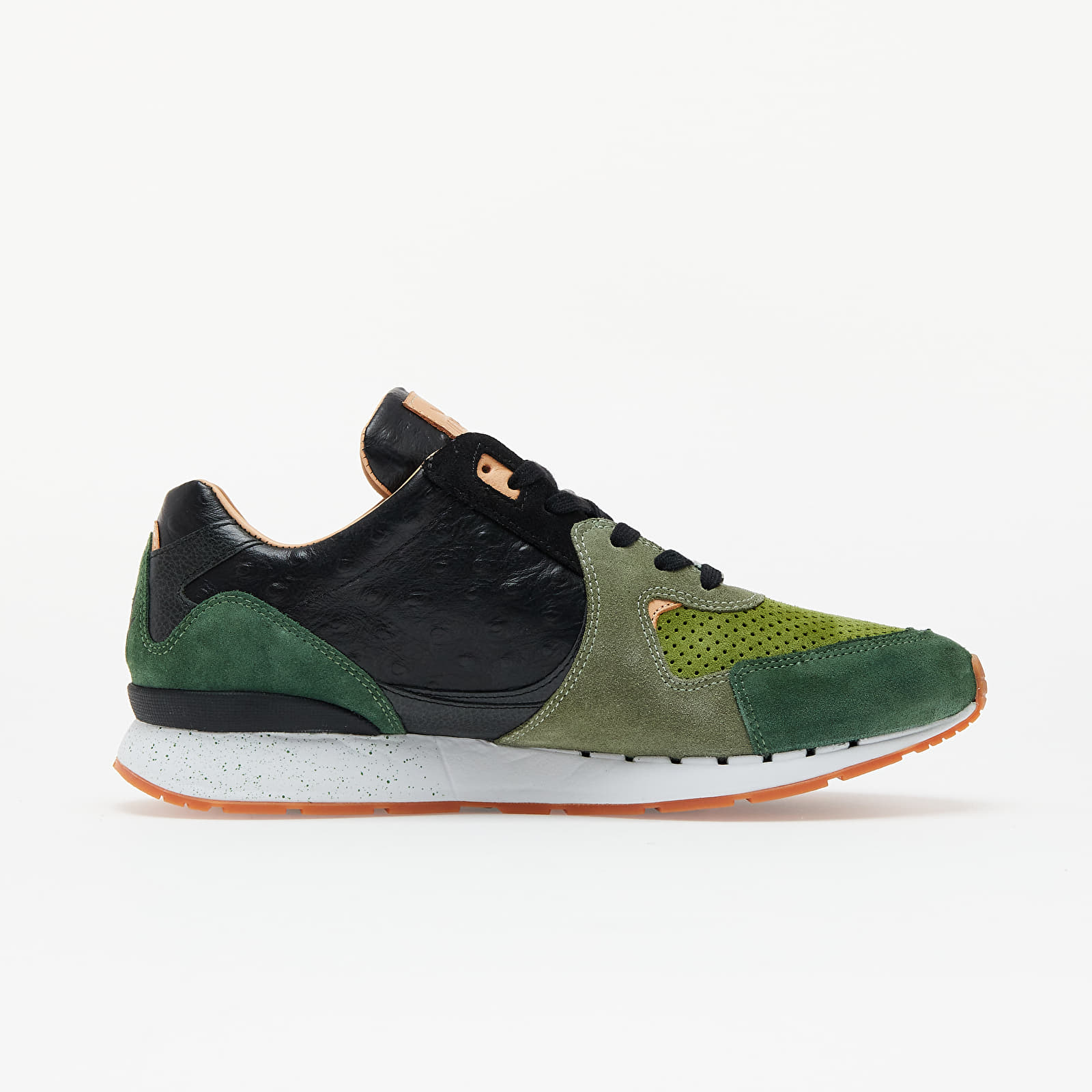 Men's shoes KangaROOS x SneakerBASS Coil-R2 "Sin City2" Jet Black/ Green