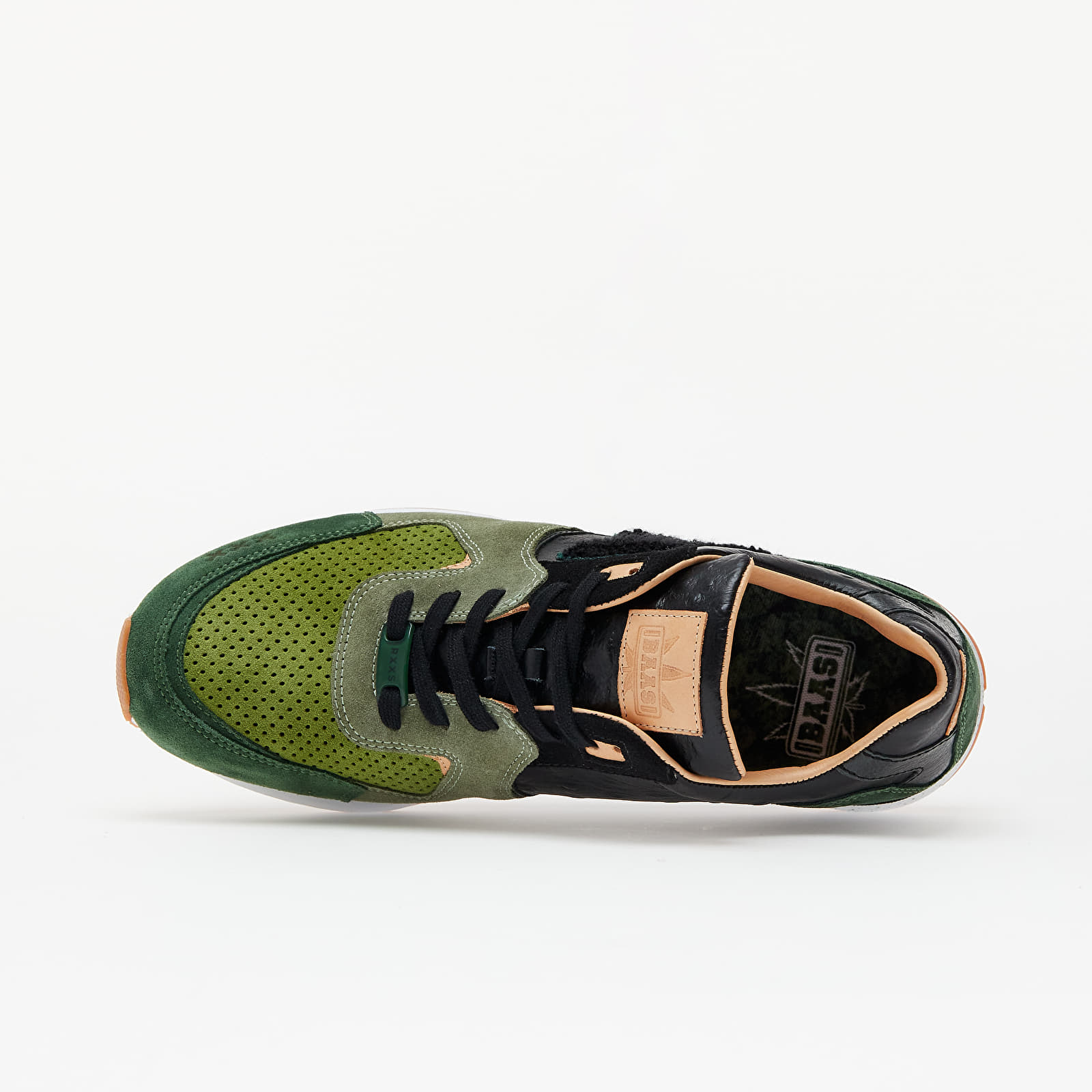 Men's shoes KangaROOS x SneakerBASS Coil-R2 "Sin City2" Jet Black/ Green