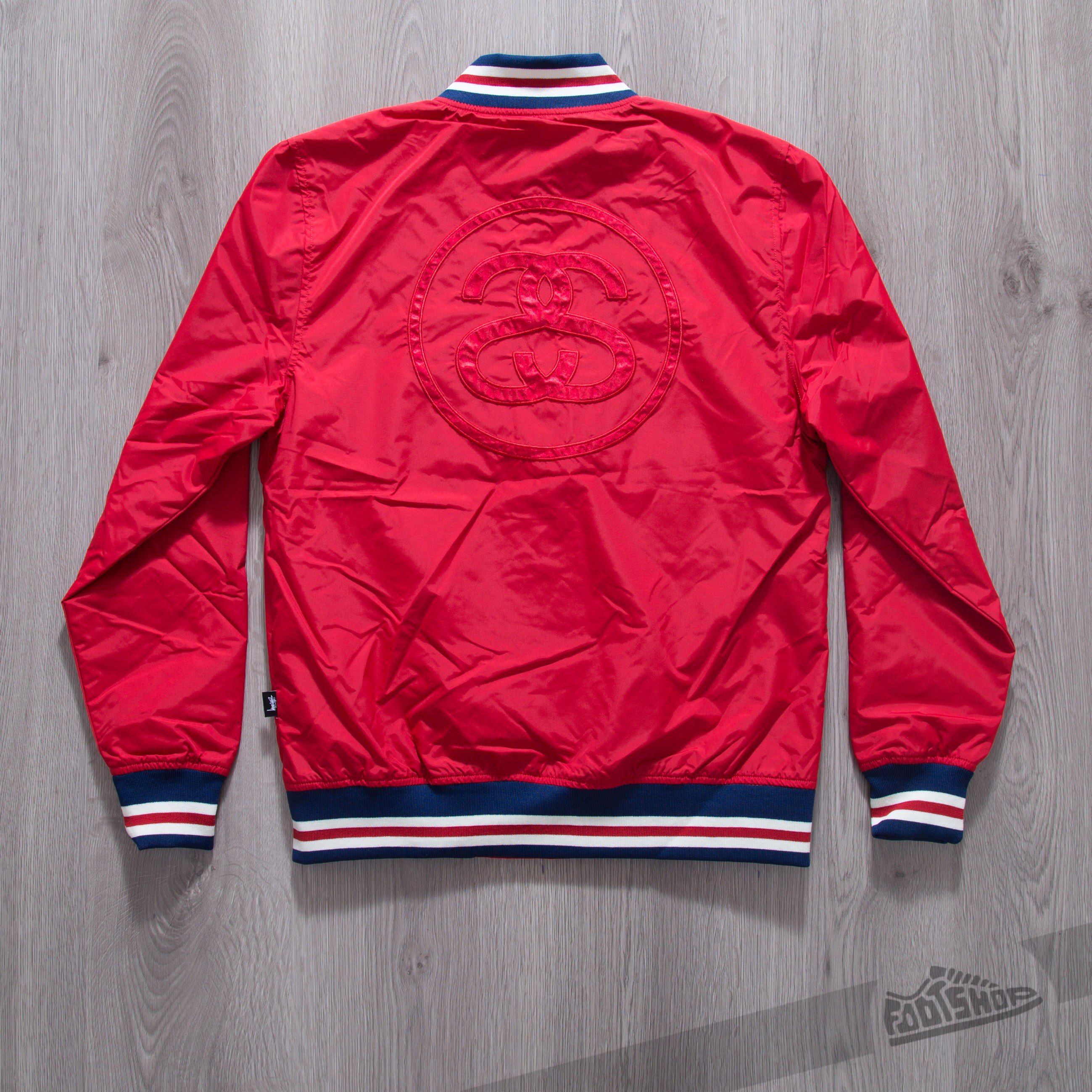 Stussy jacket deals red