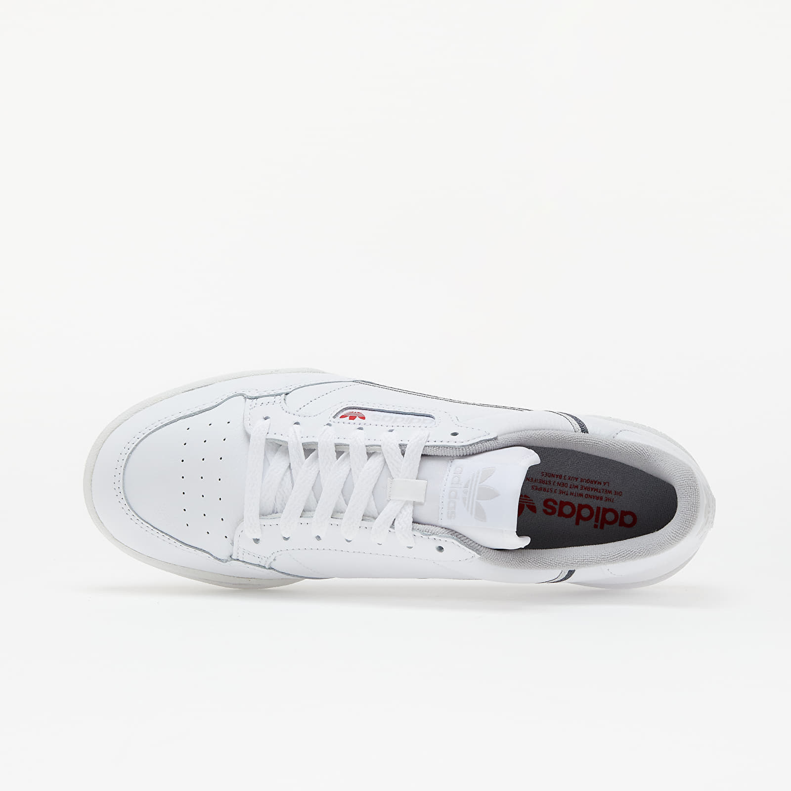 Adidas continental best sale white grey