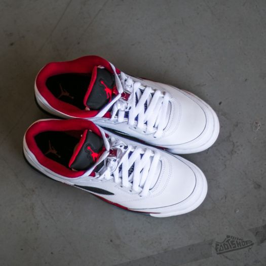 Jordan 5 low fire store red