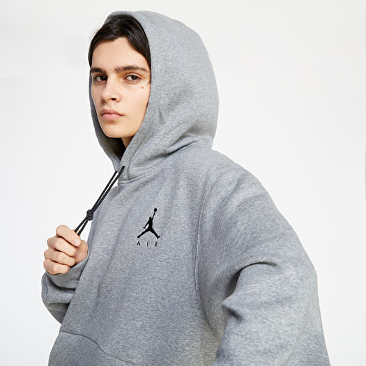 Hoodies and sweatshirts Jordan Jumpman Air Fleece Pullover Hoodie Carbon Heather Carbon Heather Black Footshop