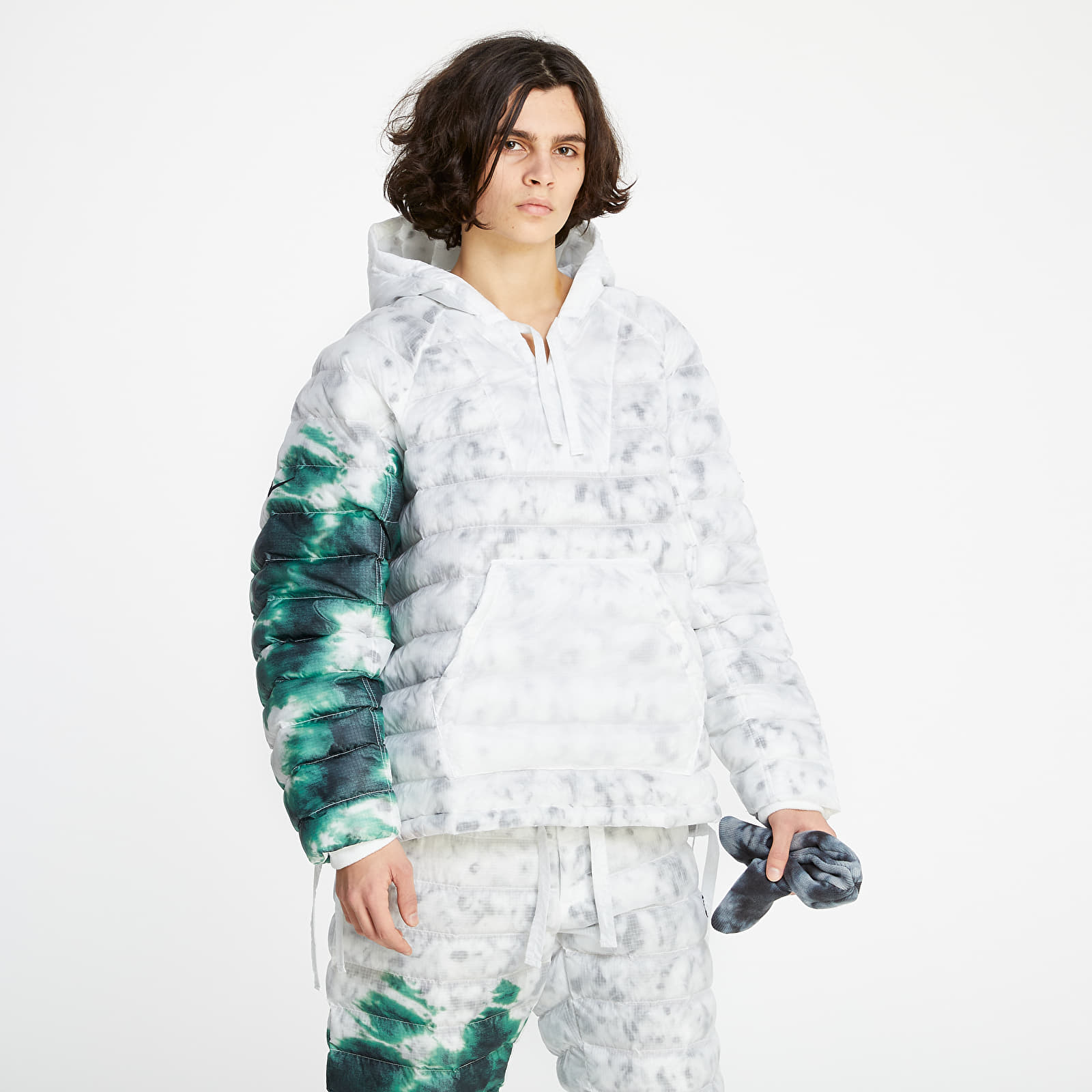 Kurtki Nike x Stüssy Sportswear Jacket White/ Gorge Green