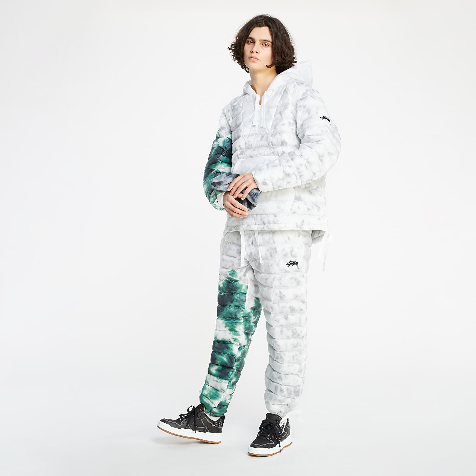Kurtki Nike x Stüssy Sportswear Jacket White/ Gorge Green