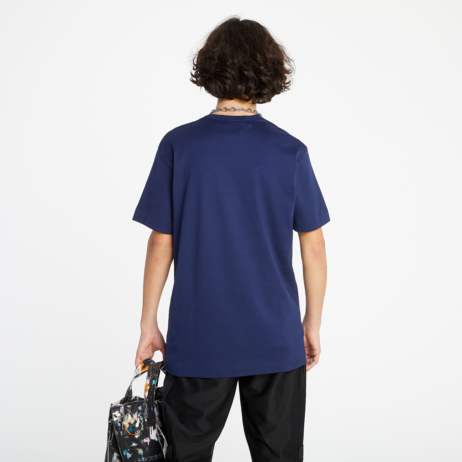 T-shirts Comme des Garçons PLAY Gold Emblem Tee Navy